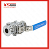 Stainless Steel SS316L Food Grade Encapsulated TC Ball Valve 