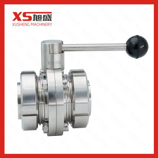 25.4mm SS316L Stainless Steel Sanitary DIN Manual Sanitary Butterfly Valves