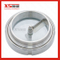 Stainless Steel Sanitary Union Type Sight Glass with Brush