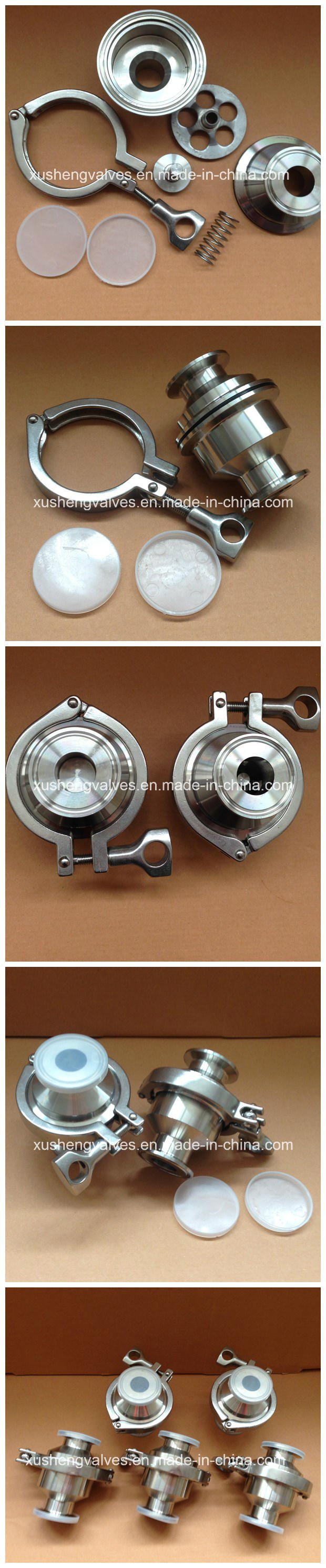 Stainless Steel Sanitary SS316L No Reversing Flow Nrv Valve