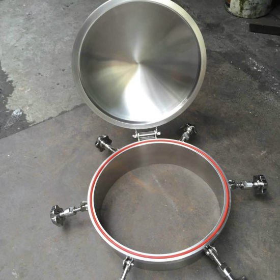 450mm Stainless Steel Hygienic Pressure Manhole