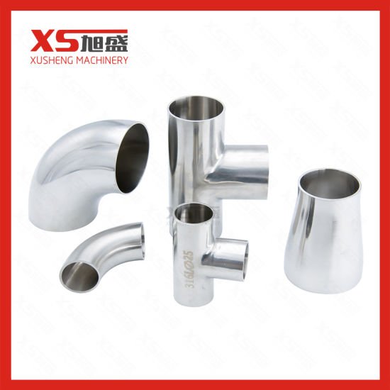 Stainless Steel SS304 Sanitary Butt-Weld Equal Tee