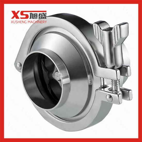 Dn50 Stainless Steel Food Grade Tri Clamp Non-Return Check Valves