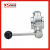 Stainless Steel Sanitary Hygienic Butt-Weld Butterfly Valve