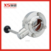 Stainless Steel Sanitary Hygienic Butt-Weld Butterfly Valve