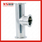 Sanitary Stainless Steel Tc Clamping Short Tee