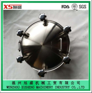 Dn400 Stainless Steel AISI304 Sanitary Pressure Round Manhole Cover