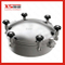 600mm Stainless Steel 316 Food Grade Round Pressurized Manhole Cover with FDA Gasket