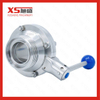 Sanitary Stainless Steel Male Butterfly Male Thread Ball Valve