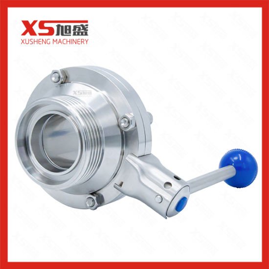 Sanitary Stainless Steel Male Butterfly Male Thread Ball Valve