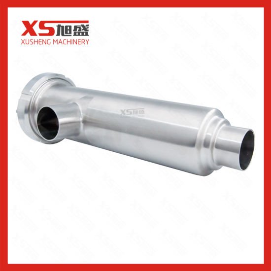 Stainless Steel 304 316L Sanitary Welding 90 Angle Type Strainer