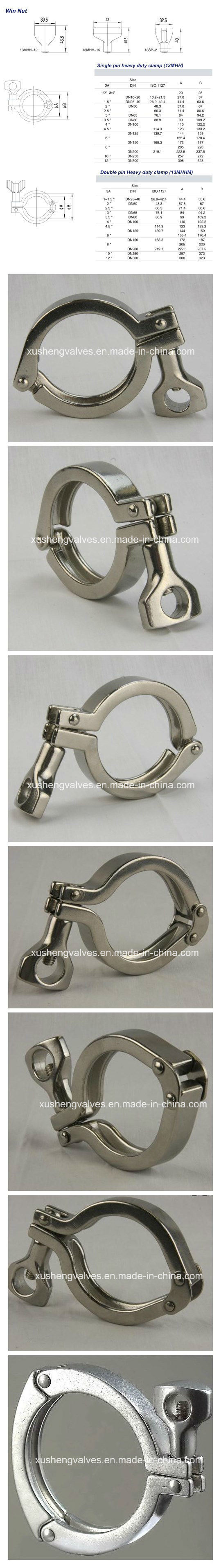 Stainless Steel Sanitary Heavy Duty Clamp