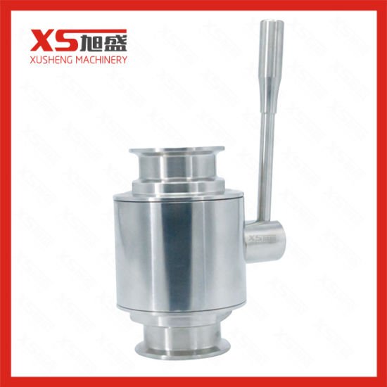 Stainless Steel Sanitary Straight Ball Valve with Tc Tri Clamp Ends