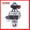 Stainless Steel Hygienic Clamp Actuator Butterfly Valve with Solenoid Valve