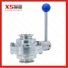 Stainless Steel Ferrule Butterfly Ball Valve with End Clamp