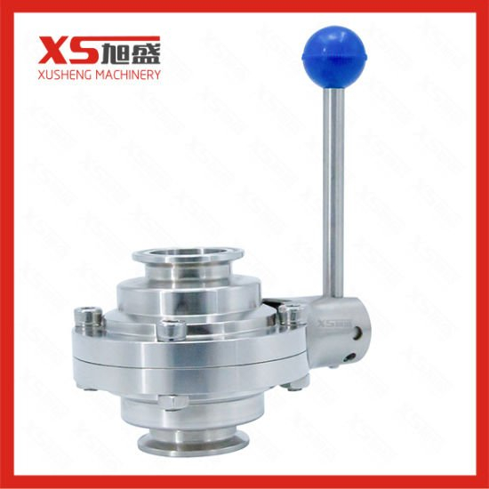 Stainless Steel Ferrule Butterfly Ball Valve with End Clamp