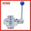 Stainless Steel Ferrule Butterfly Ball Valve with End Clamp