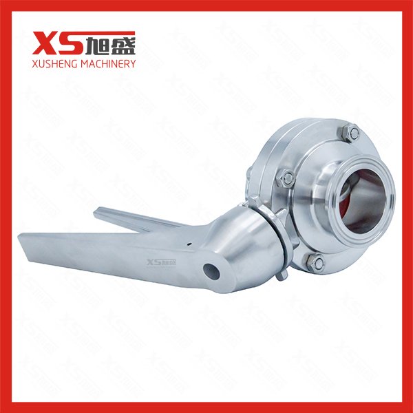 101.6mm quot; Stainless Steel Ss304 EPDM Seat Triclamp Butterfly Valve