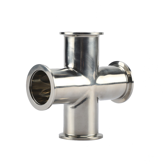Sanitary Stainless Steel Connection Forged 3A Pipe Cross