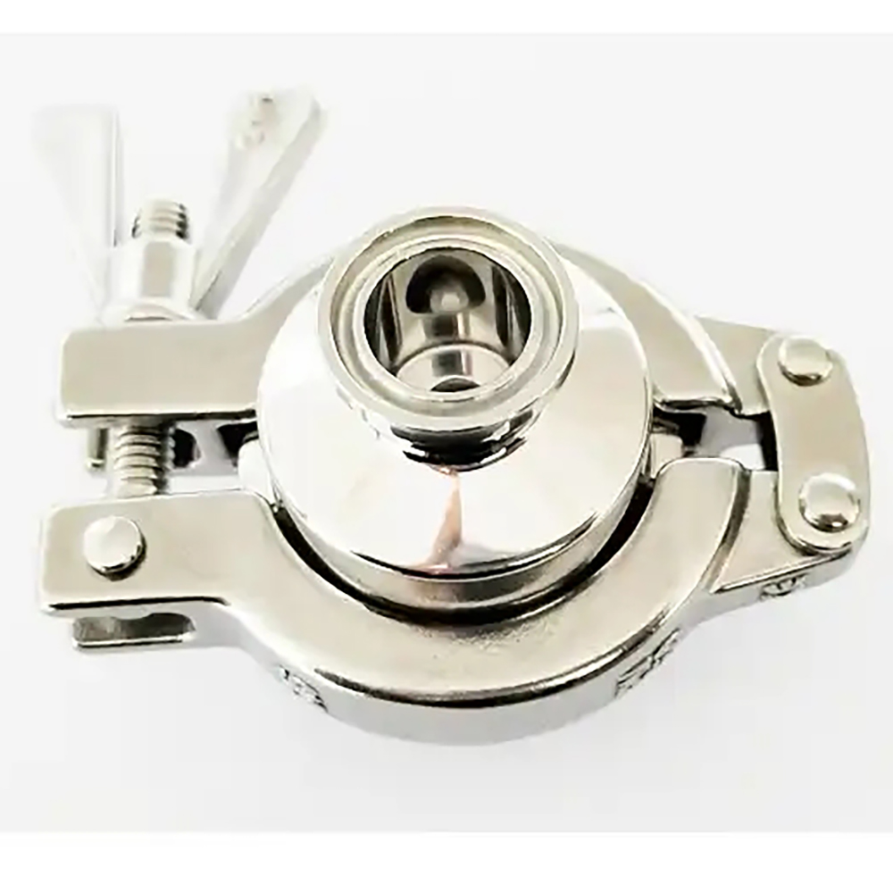 3/4" Vertical Sanitary Stainless Steel Two Piece Tri Clamped Thermostatic Clean Steam Trap