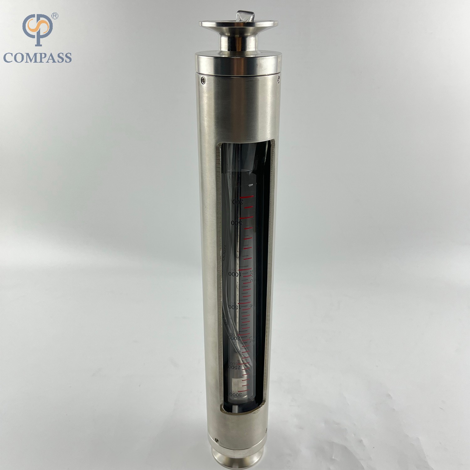 Sanitary SS316 Lzb-K30 Glass Rotor Flowmeter