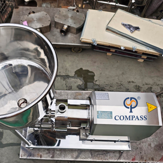 5.5KW High Shear Single Stage Pipeline Dispersing Emulsifier with 45L Funnel