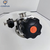Sanitary Stainless Steel Control Valve 1.5inch SS316L SMS Manual Clamp Tank Bottom Diaphragm Valve with EPDM and PTFE Diaphragm