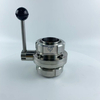 TC64MM SMS Manual Clamp Butterfly Valve with Plastic Duckbill Handle