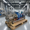 SS304 4KW High Viscosity Three Stage Emulsification Pumps with Heating Jacket