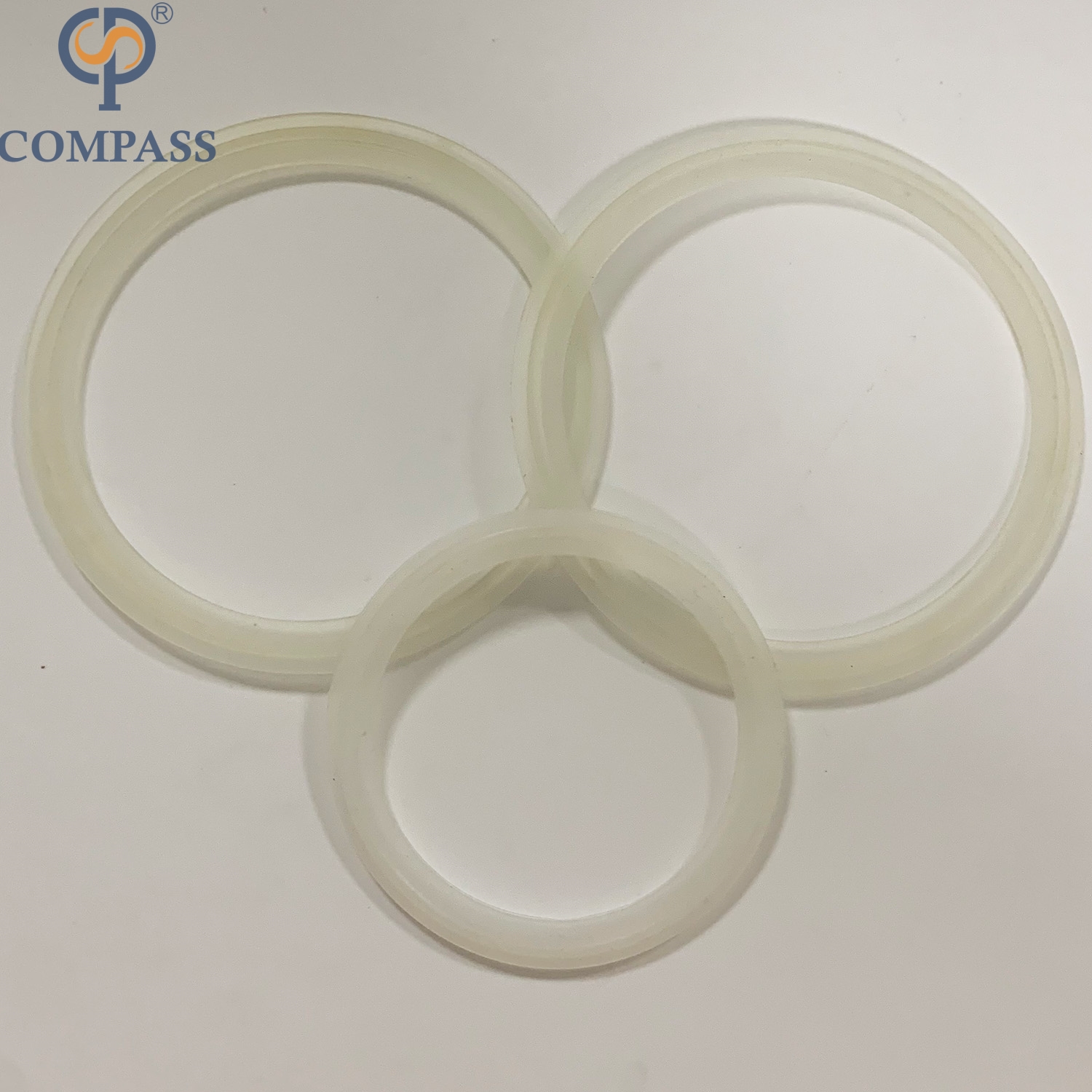 Clamp Transparent 2Inch Food Grade TC64MM Silicone Gasket without Lip