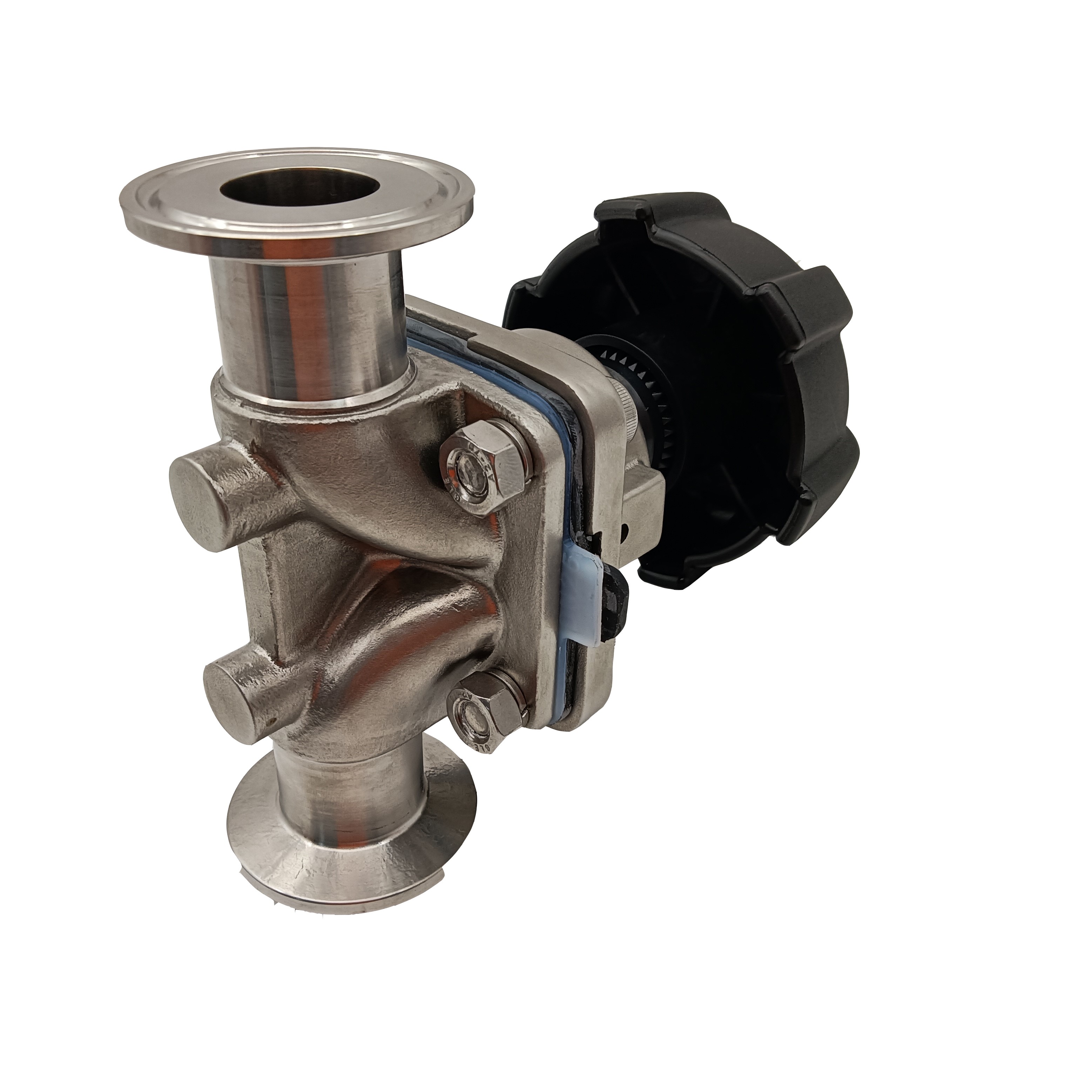 1/2Inch 12.7MM High Quality Sanitary Hygienic Stainless Steel SS304 SMS Clamp Straight Diaphragm Valve