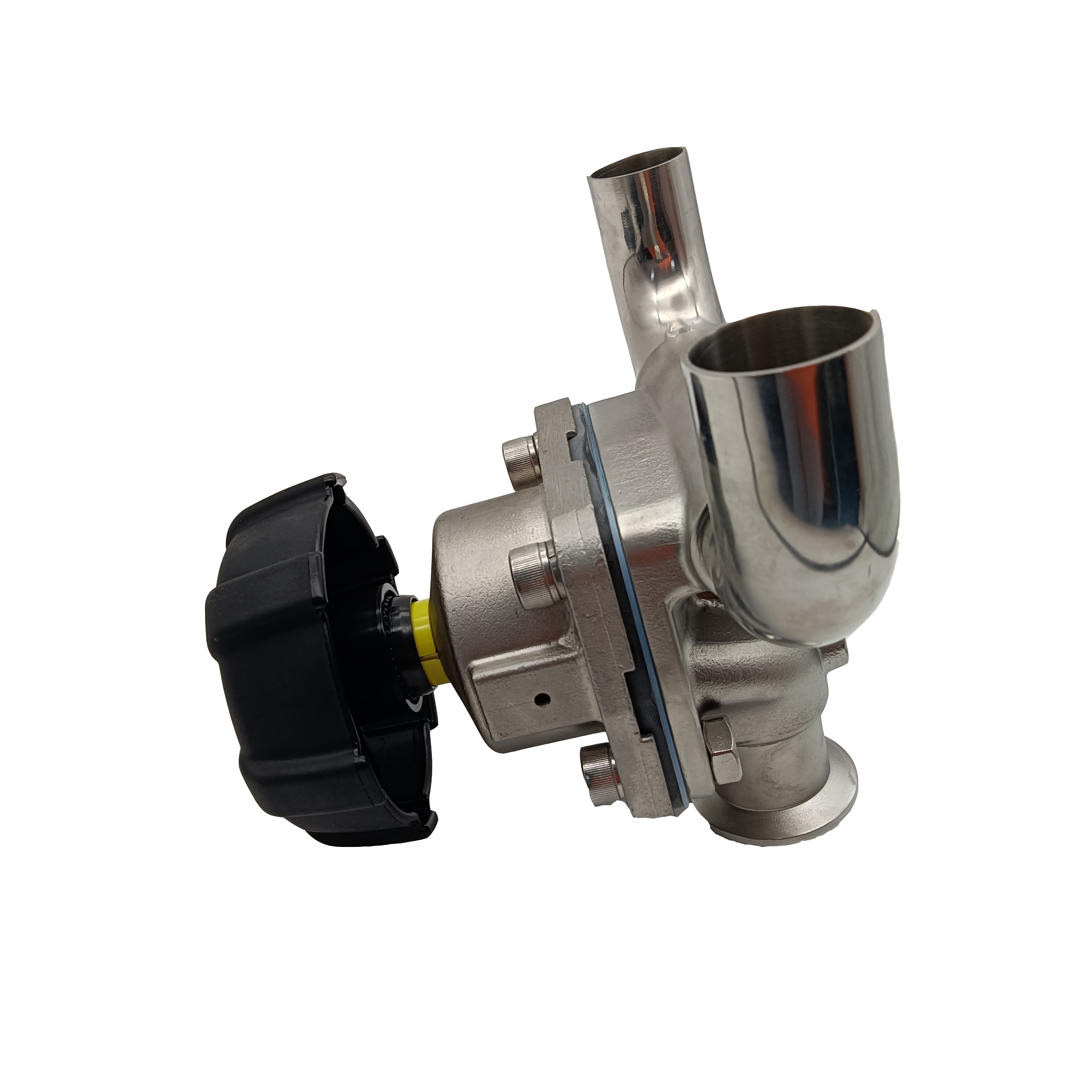 1/2Inch 12.7MM High Quality Sanitary Hygienic Stainless Steel SS316L SMS Clamp U-Type Diaphragm Vavle 