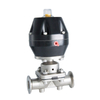 1Inch 25.4MM High Quality Sanitary Hygienic Stainless Steel SS316L Pneumatic SMS Clamp Straight Diaphragm Vavle with Lagre Plastic Pneumatic