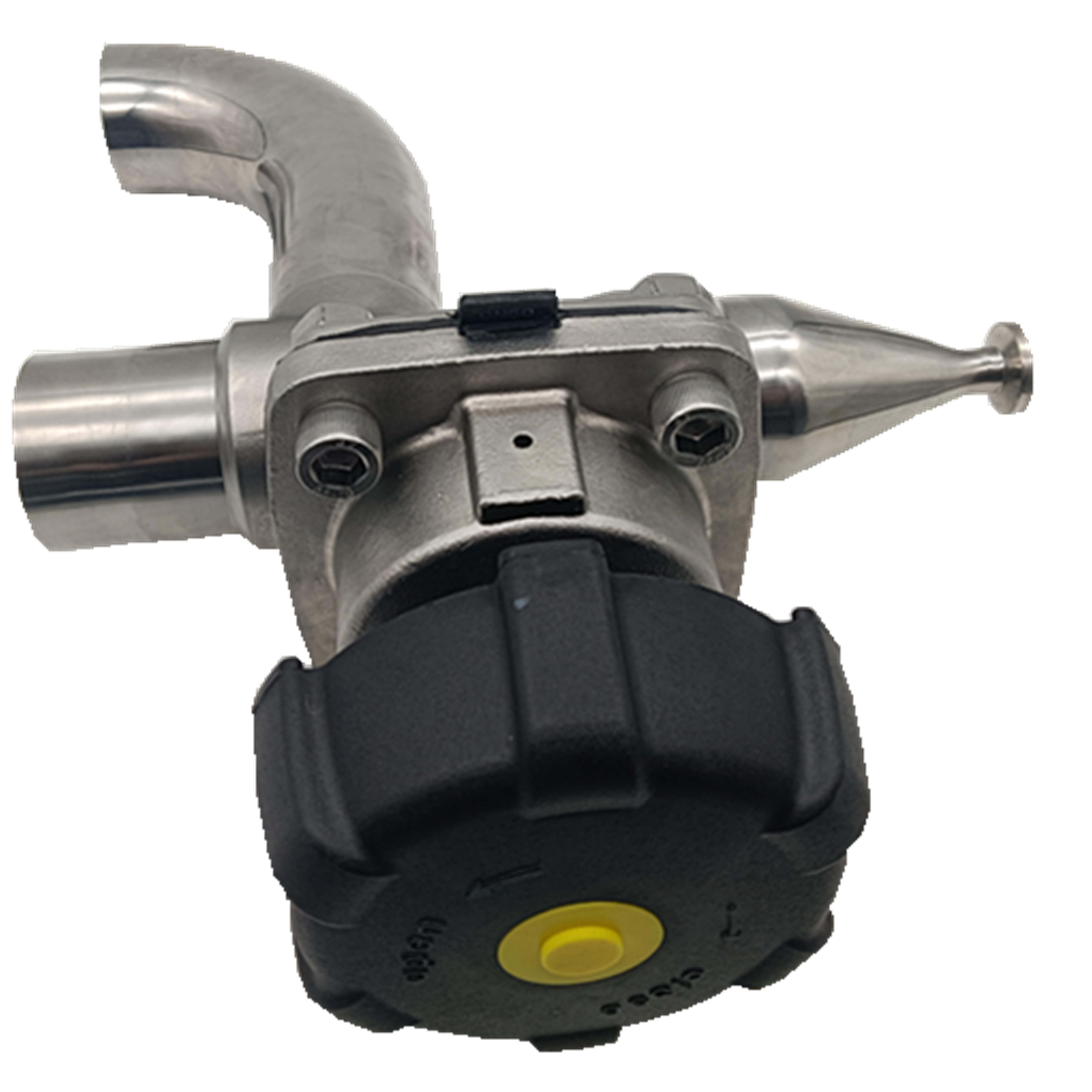 1-1/2 Inch×1/2 Inch High Quality Sanitary Hygienic Stainless Steel SS316L Manual SMS Three-ways Elbow Type Diaphragm Vavle 