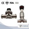 1Inch 25.4MM High Quality Sanitary Hygienic Stainless Steel SS316L Pneumatic SMS Clamp Straight Diaphragm Vavle With Limit Switch