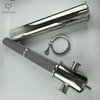 Sanitary steam filter with stainless steel housing and pleated filter element 1.5" SS316L