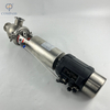 Stainless Steel Sanitary Sanitary TC Flow Regulator Valves With Control Head