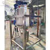 INSIDE AND OUTSIDE MIRROR POLISH SS304 NO PRESSURE 500L STEAM JACKETED MIXING TANK WITH INSULATION LAYER