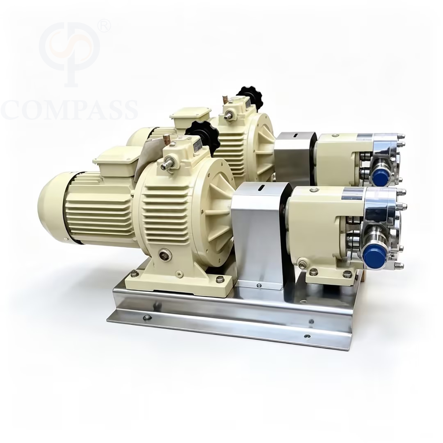 ZB3A-12-2.2kw SS316L 400V 50HZ Sanitary Stainless Steel OEM Electric Gear Constant Speed Ratio Lobe Pump for Cream and Chocolate