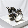 DN50 Food Grade Sanitary Cross Sight Glass SS304 Union Type Weld End Four Way Sight Glass with Light for Pipe Observation Window