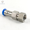 DN15 Sanitary Stainless Steel SS304 BS Single Clamp Female Threaded Union