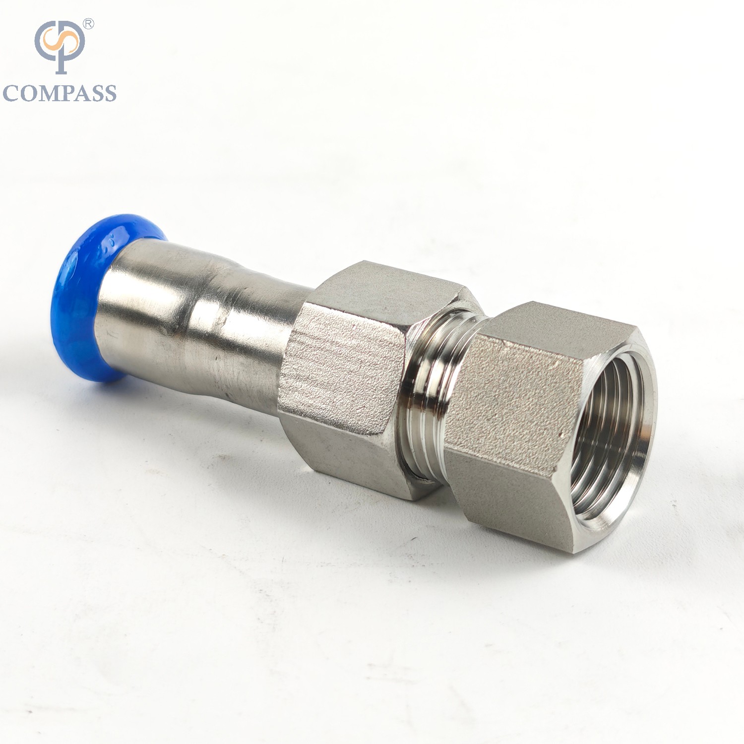 DN15 Sanitary Stainless Steel SS304 BS Single Clamp Female Threaded Union