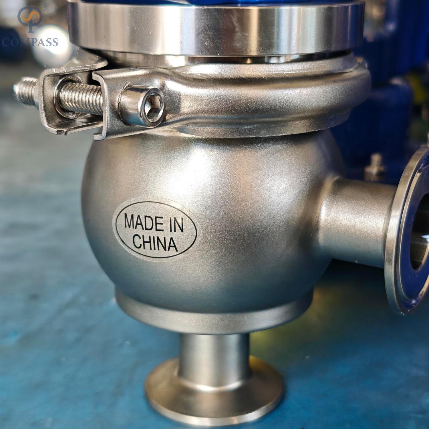 25.4mm-Mt1 SS316L Sanitary Electro-Pneumatic Tc Diaphragm Flow Regulator Valve Without Positioner