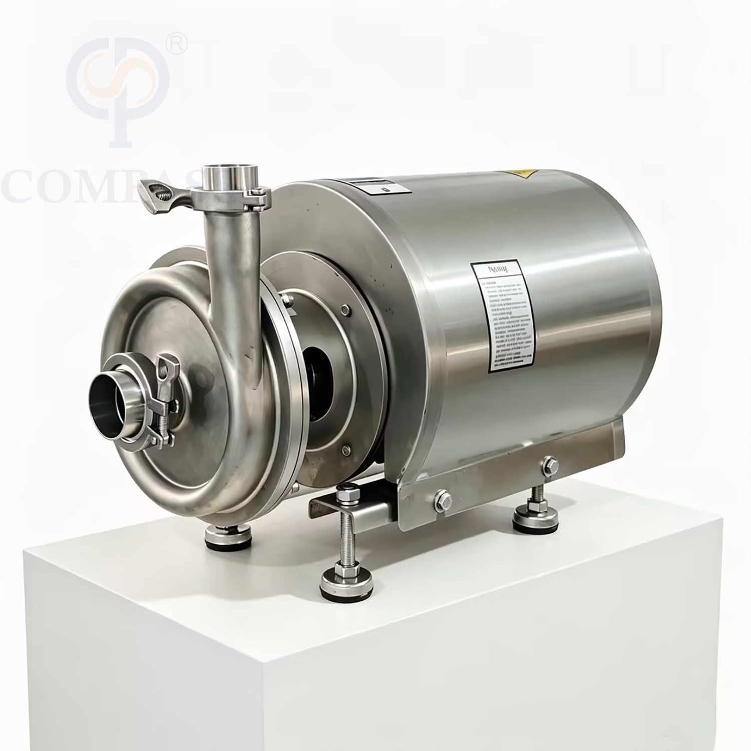 KSCP-10T-24M-2.2KW Sanitary Hygienic Food Grade SS304 OEM 415V Electric Centrifugal Pump with Round Motor Protection Cover