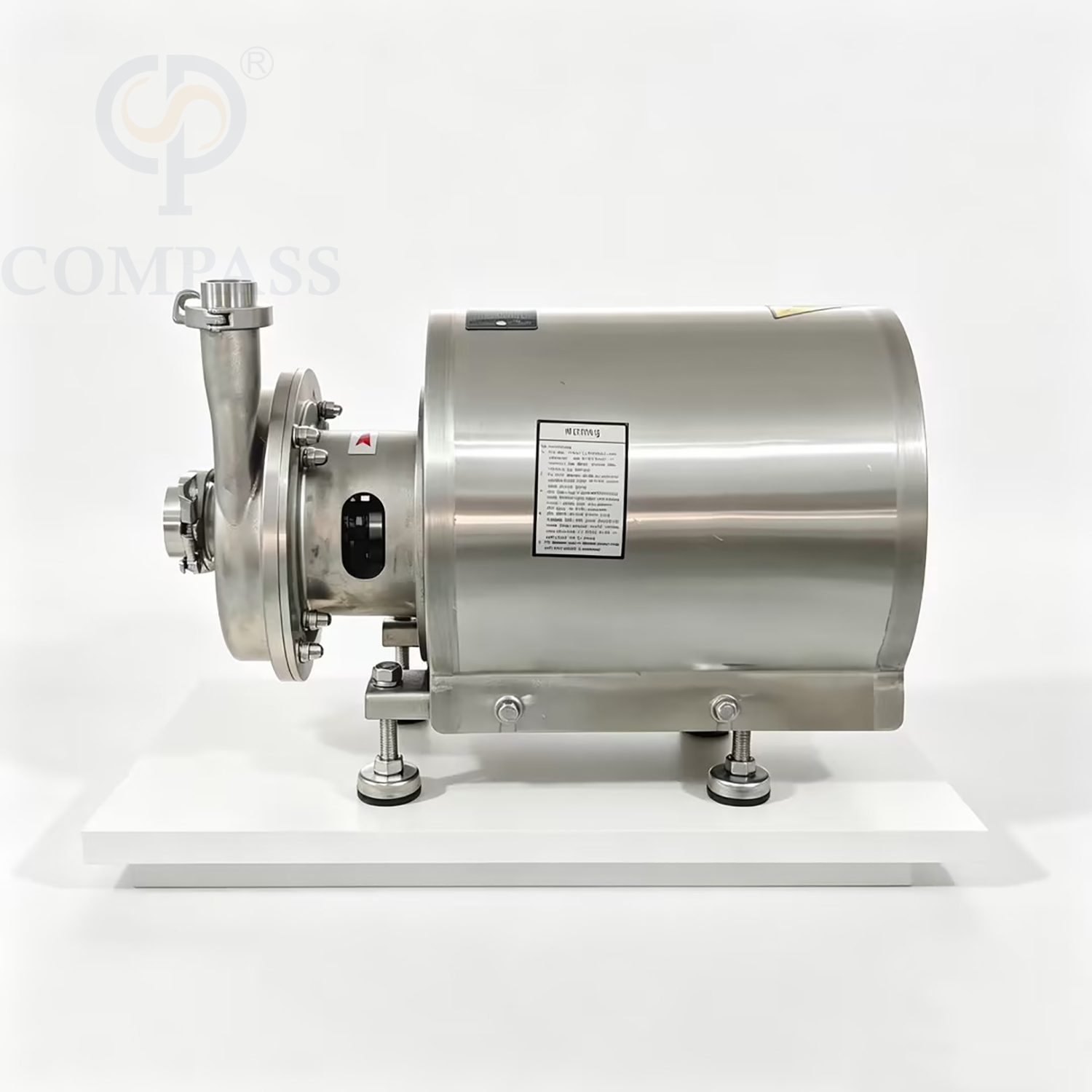 KSCP-10T-24M-2.2KW Sanitary Hygienic Food Grade SS304 OEM 415V Electric Centrifugal Pump with Round Motor Protection Cover