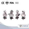 2Inch 51MM Sanitary Hygienic Stainless Steel Food Grade SS304 SMS Pneumatic Clamp Butterfly Valve with Pneumatic Actuator+Solenoid Valve +Limit Switch