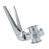 1 1/4inch 32mm Sanitary Hygienic Stainless Steel Food Grade SS316L SMS Manual Tri Clamp Butterfly Valve with Stainless Steel Multi-Position