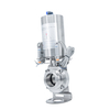 2Inch 50.8MM Sanitary Hygienic Stainless Steel Food Grade SS304 Pneumatic Clamp Butterfly Valve with Proximity Switch 