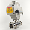 Manufacturer′ S Price 38.1mm Stainless Steel SMS Electric Type T Clamp Ball Valve