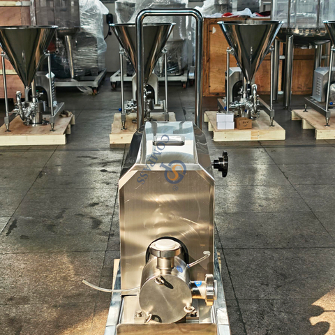 330RPM 2.2KW SS316L Union End Sine Pump with Mobile Cart and Control Cabinet